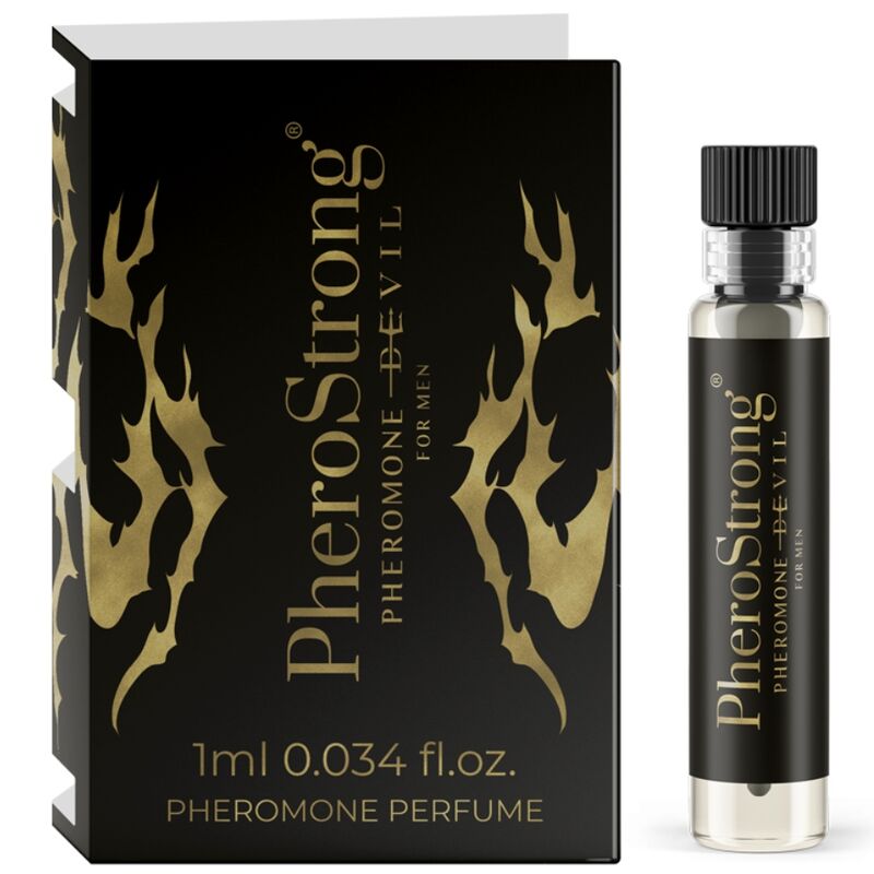 Parfum aux phéromones Devil pour homme poivré flacon 1 ml – PHEROSTRONG