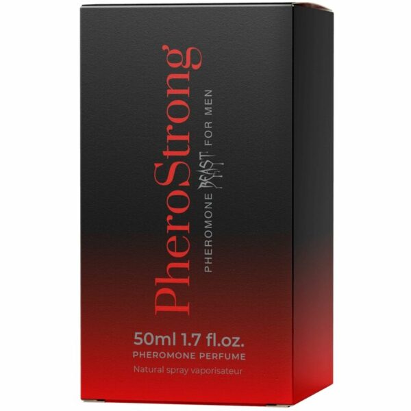 Parfum aux phéromones Beast pour homme boisé 50 ml - PHEROSTRONG