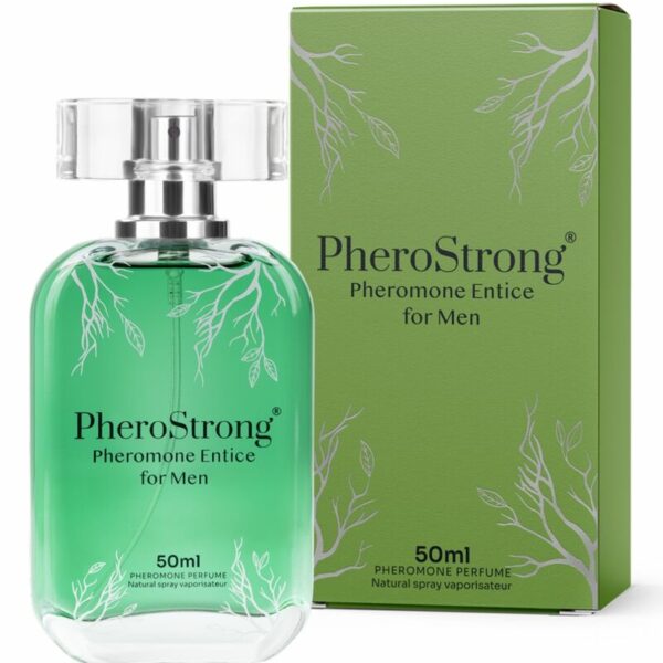 Parfum aux phéromones Entice pour homme boisé 50 ml - PHEROSTRONG