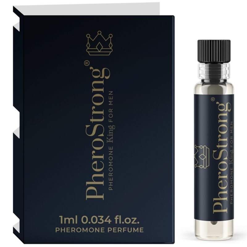 Parfum aux phéromones King pour homme boisé flacon 1 ml – PHEROSTRONG