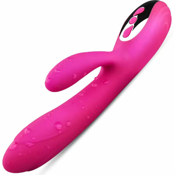 Vibromasseur Rabbit Flexible effet chaleur fuchsia - ARMONY