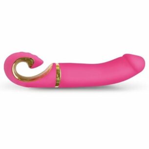 Vibromasseur hyper réaliste Gjay rose fluo - G-VIBE