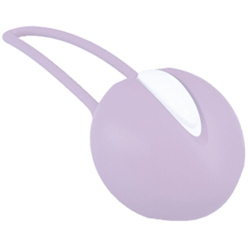 Boule de Kegel Smartball Uno blanche et violet pastel - FUN FACTORY