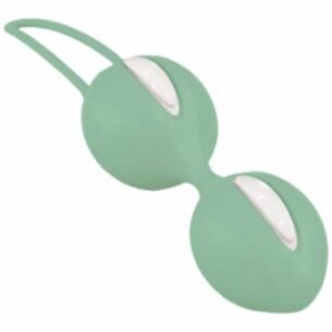 Smartball Duo blanco y pistacho Bolas de Kegel - FUN FACTORY