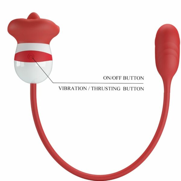 Stimulateur clitoris forme bouche rouge - BAILE