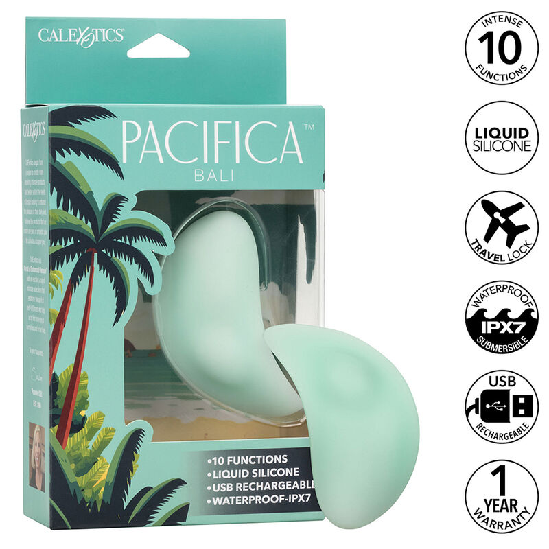 Stimulateur clitoris Pacifica Bali vert - CALIFORNIA EXOTICS