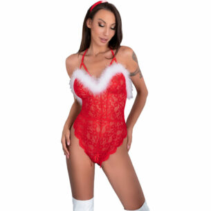 Body de Noël dentelle taille de S à XL - LIVCO CORSETTI