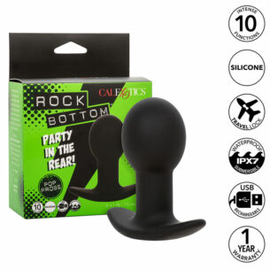 Plug anal vibrant Rock Bottom noir - CALIFORNIA EXOTICS