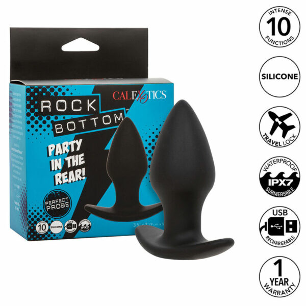 Plug anal Rock Bottom 10 vibrations - CALIFORNIA EXOTICS