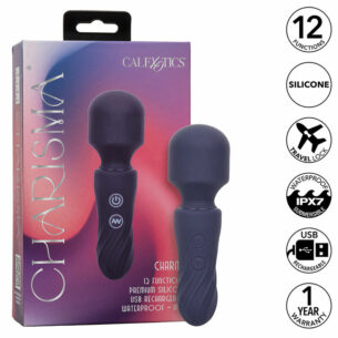 Mini vibromasseur Wand Charisma Charm violet - CALIFORNIA EXOTICS