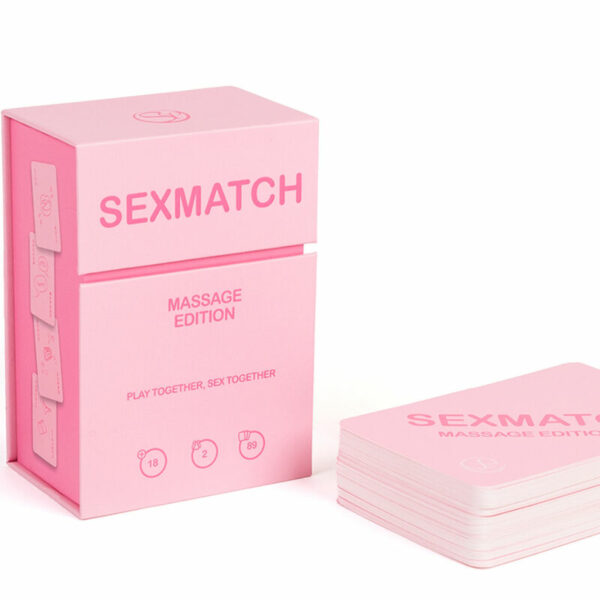 Jeu de cartes pour couple Sexmatch massage - SECRETPLAY