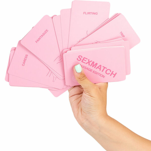 Jeu de cartes pour couple Sexmatch massage - SECRETPLAY