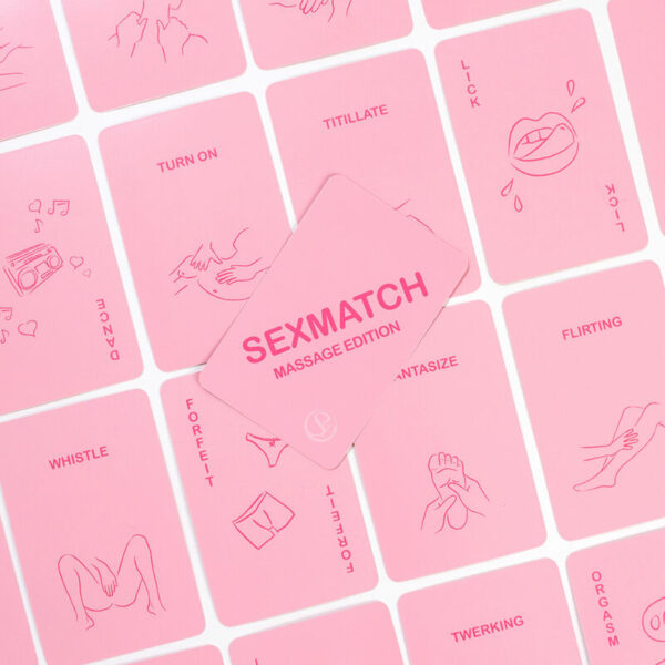 Jeu de cartes pour couple Sexmatch massage - SECRETPLAY