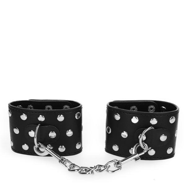 Menottes rivets noir ajustable - KINK