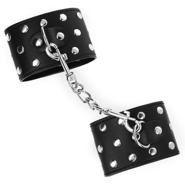 Menottes rivets noir ajustable - KINK