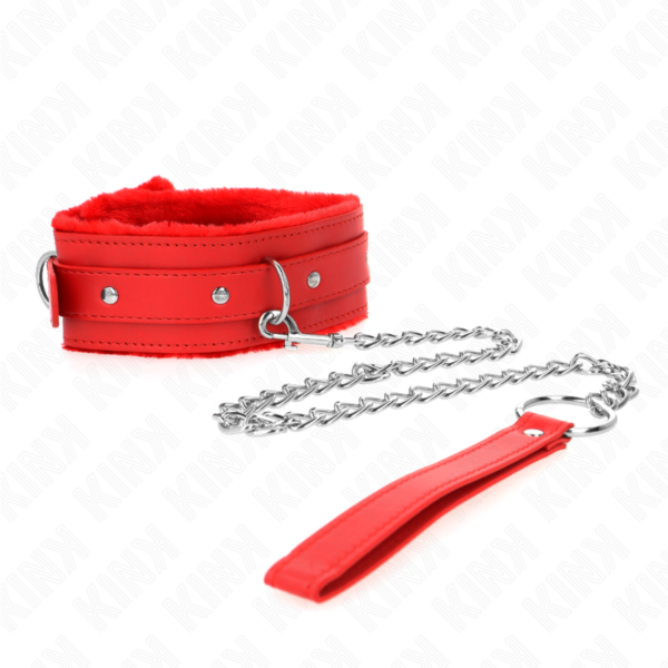 Collier rouge avec restrictions - KINK