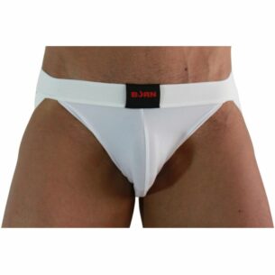 Jockstrap 007 Lycra blanc taille de S à XL - BURN