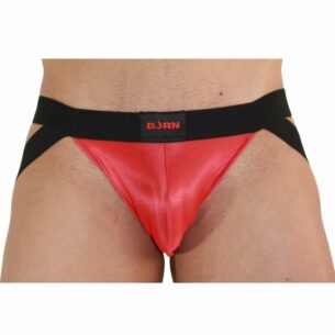 Jockstrap 010 noir et rouge taille de S à XL - BURN