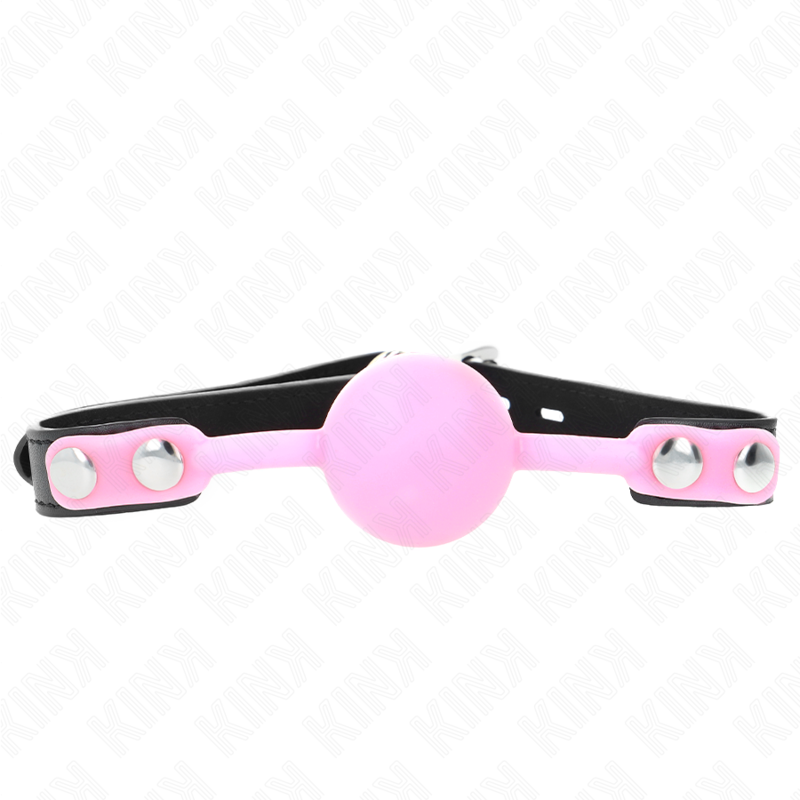 Bâillon avec boule lumineuse en silicone - KINK