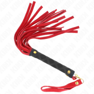 Mini Fouet Daim rouge 30 cm - KINK