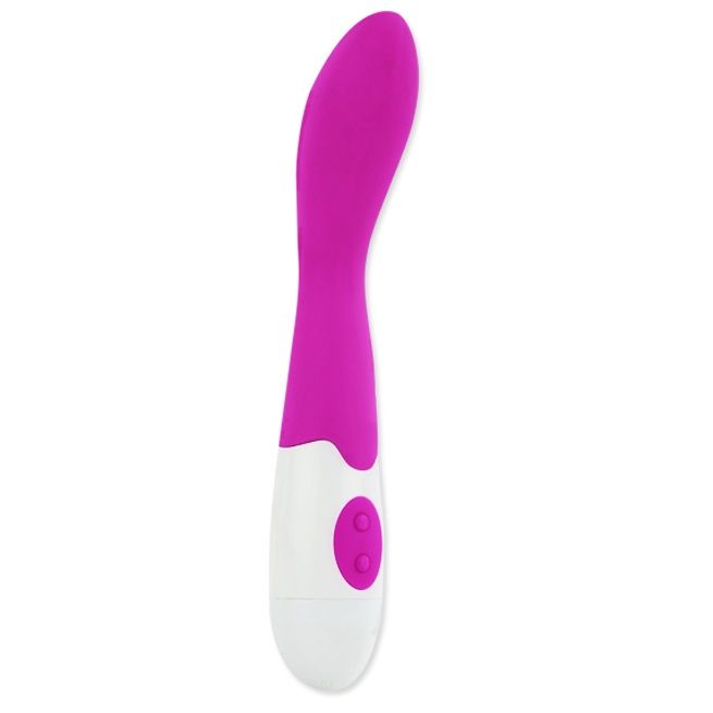 Vibromasseur Bishop à 30 modes de vibrations violet et blanc – PRETTY LOVE