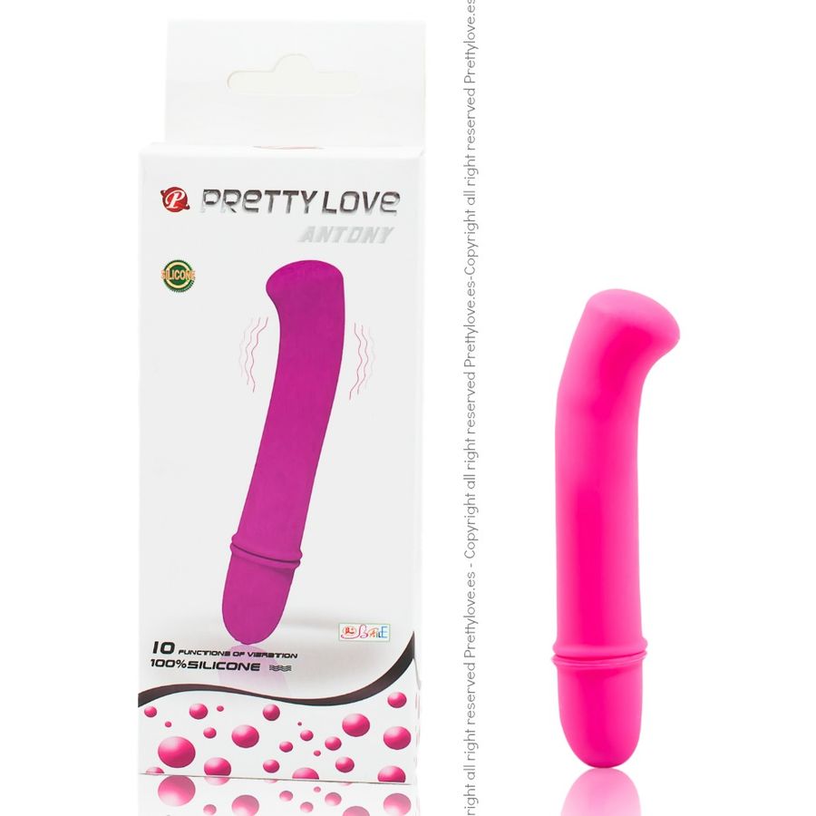 Vibromasseur de poche Antony à 10 mode de vibrations violet – PRETTY LOVE