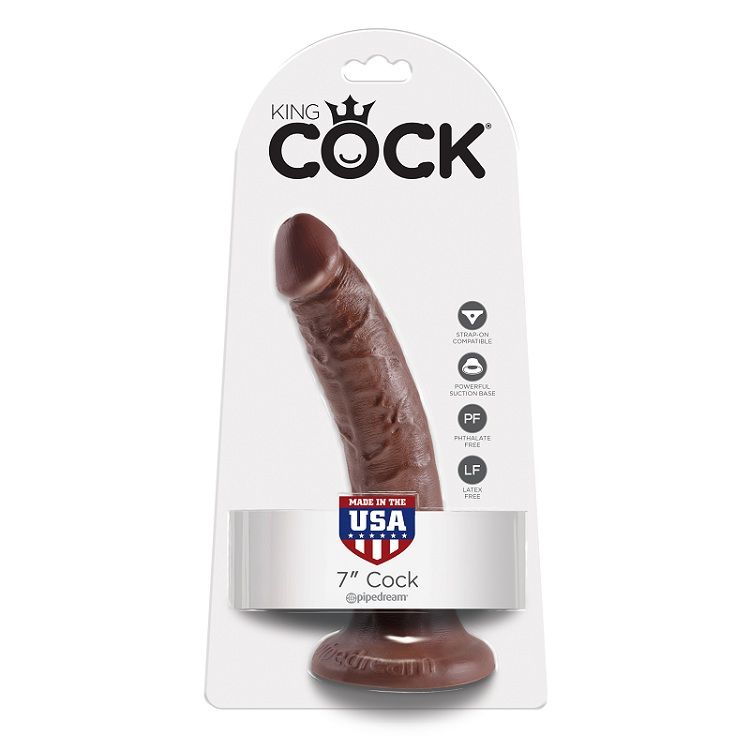 KING COCK 7″ BITE NOIR 17,8 CM