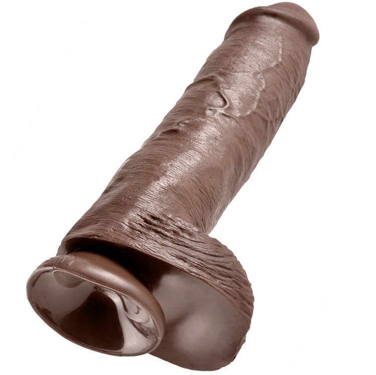 KING COCK 11″ COQ MARRON AVEC BOULES 28 CM