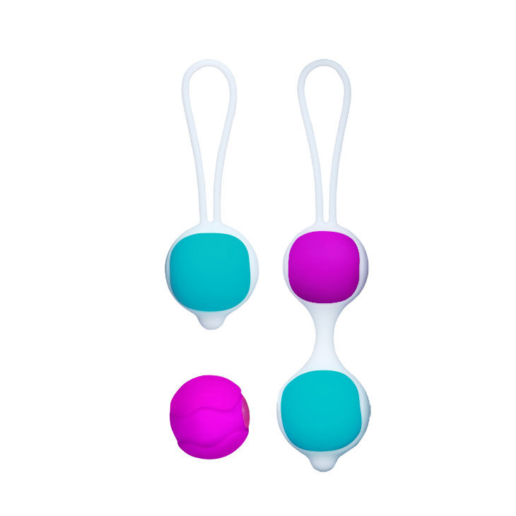 Boules de Kegel en silicone Orgasmic Balls pour renforcement du vagin lilas – PRETTY LOVE