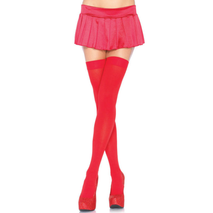 Bas rouge en nylon taille unique – LEG AVENUE