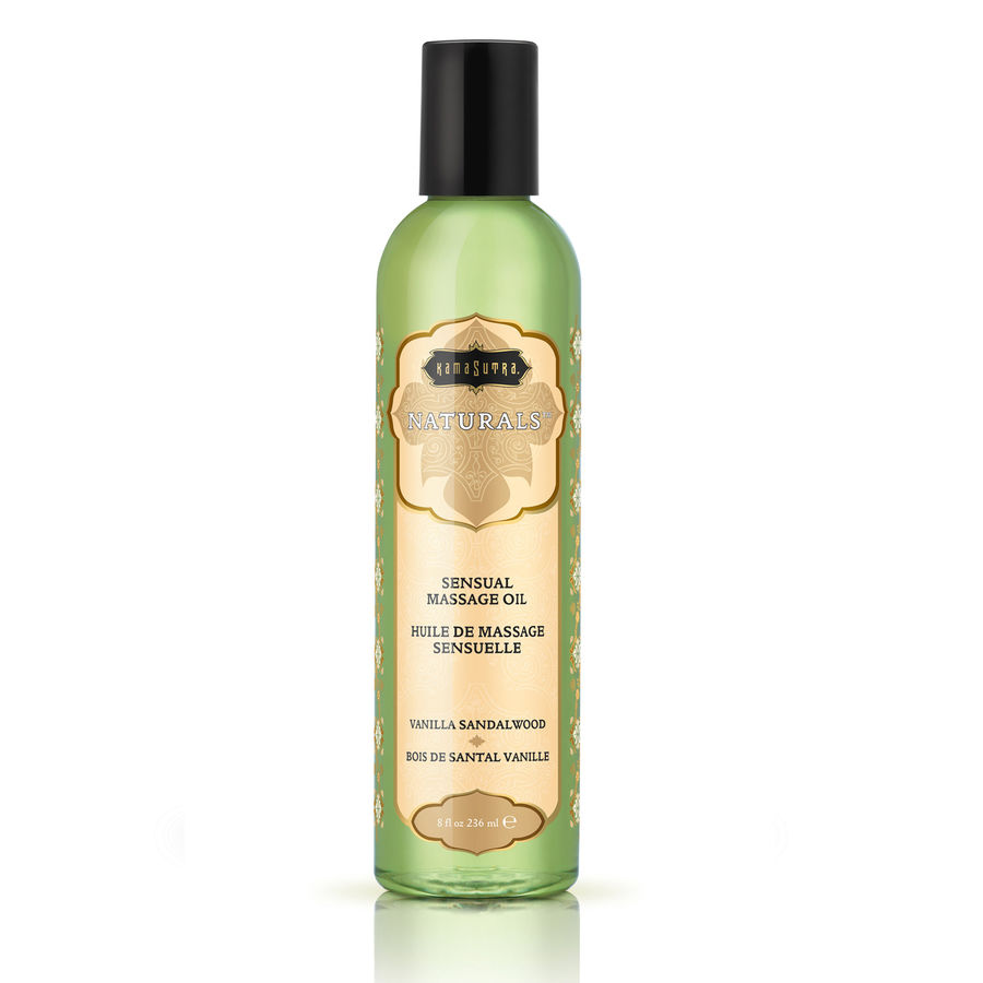 KAMASUTRA HUILE DE MASSAGE AROMATIQUE VANILLE BOIS DE SANTAL 236ML