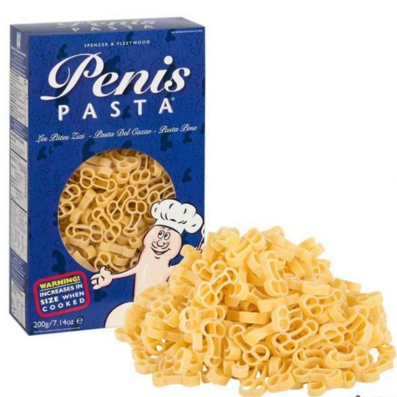 SPENCER  FLEETWOOD PÂTES EN FORME DE PÉNIS 200 GR