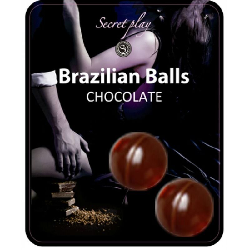 SECRETPLAY – 2 BOULES BRÉSILIENNES CHOCOLAT