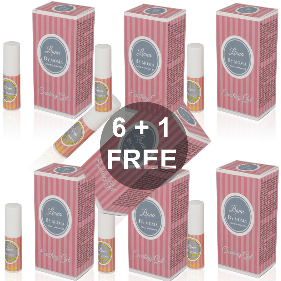 Gel vibrant stimulant vaginal 6 ml Exciting pack de 7