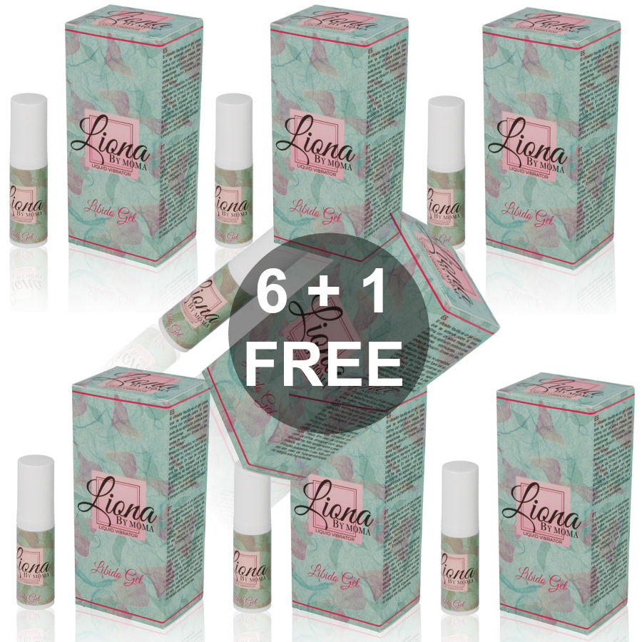 Gel vibrant stimulant vaginal 6 ml Libido pack de 7