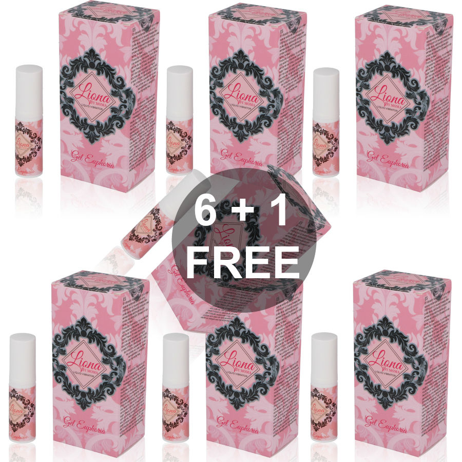 Gel vibrant stimulant vaginal 6 ml Euphoria pack de 7 - LIONA BY MOMA