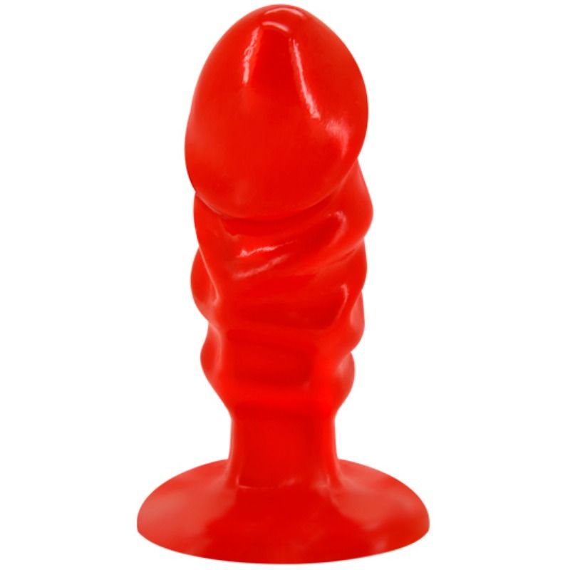 BAILE – PLUG ANAL UNISEXE AVEC VENTOUSE ROUGE