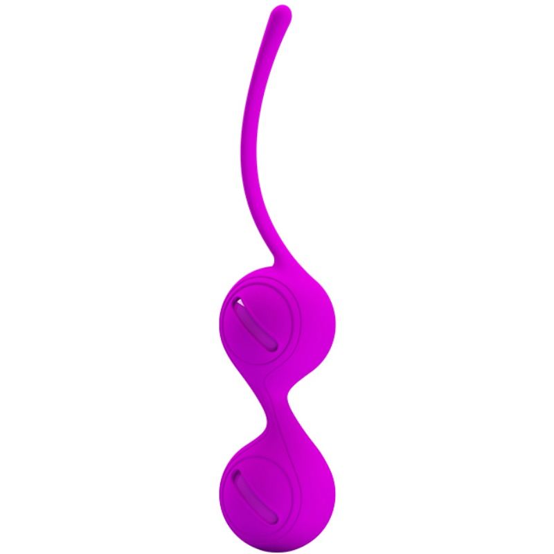 Boules de Kegel en silicone pour renforcement du vagin lilas – PRETTY LOVE