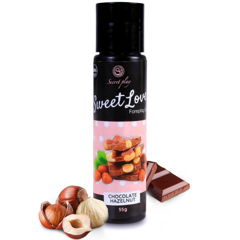 SECRETPLAY – GEL SWEET LOVE CHOCOLAT A LA NOISETTE 60 ML