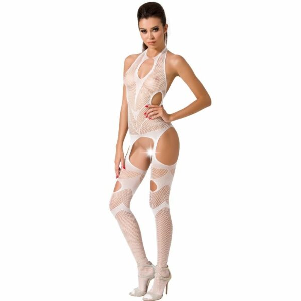 Bodystocking woman blanc taille unique BS054 – PASSION