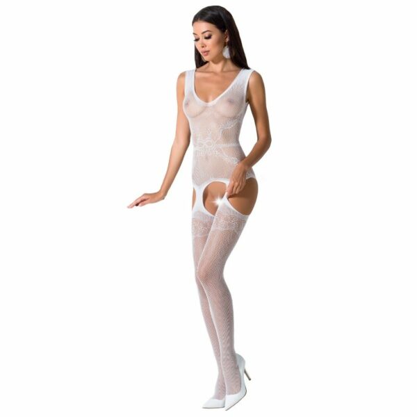 Bodystocking woman blanc taille unique BS062 – PASSION