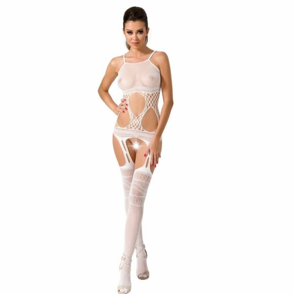 Bodystocking woman blanc taille unique BS047 – PASSION