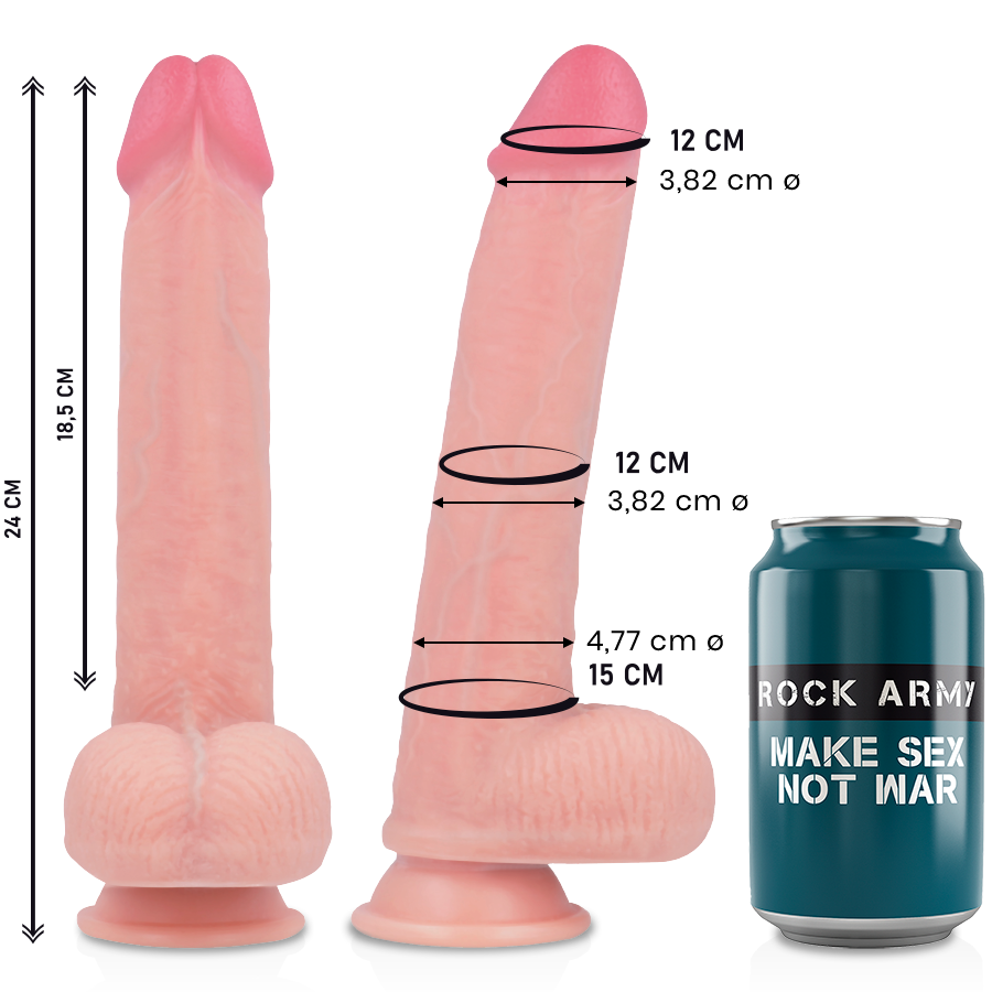 ROCKARMY – LIQUIDE SILICONE PREMIUM KINGCOBRA RÉALISTE 24CM