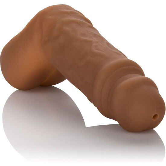 Extension pour pénis en silicone réaliste marron 15.25 cm – CALIFORNIA EXOTICS