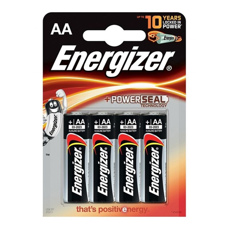 ENERGIZER ALCALINE POWER ALCALINE PILE AA LR6 BLISTER * 4