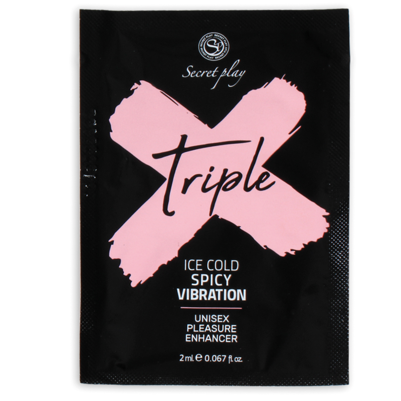 SECRETPLAY – UNIDOSE TRIPLE X INTENSIFICATEUR DE PLAISIR